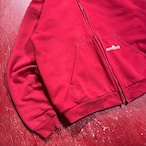 90s Carhartt ジップパーカー 裏地サーマル フェードレッド カーハート