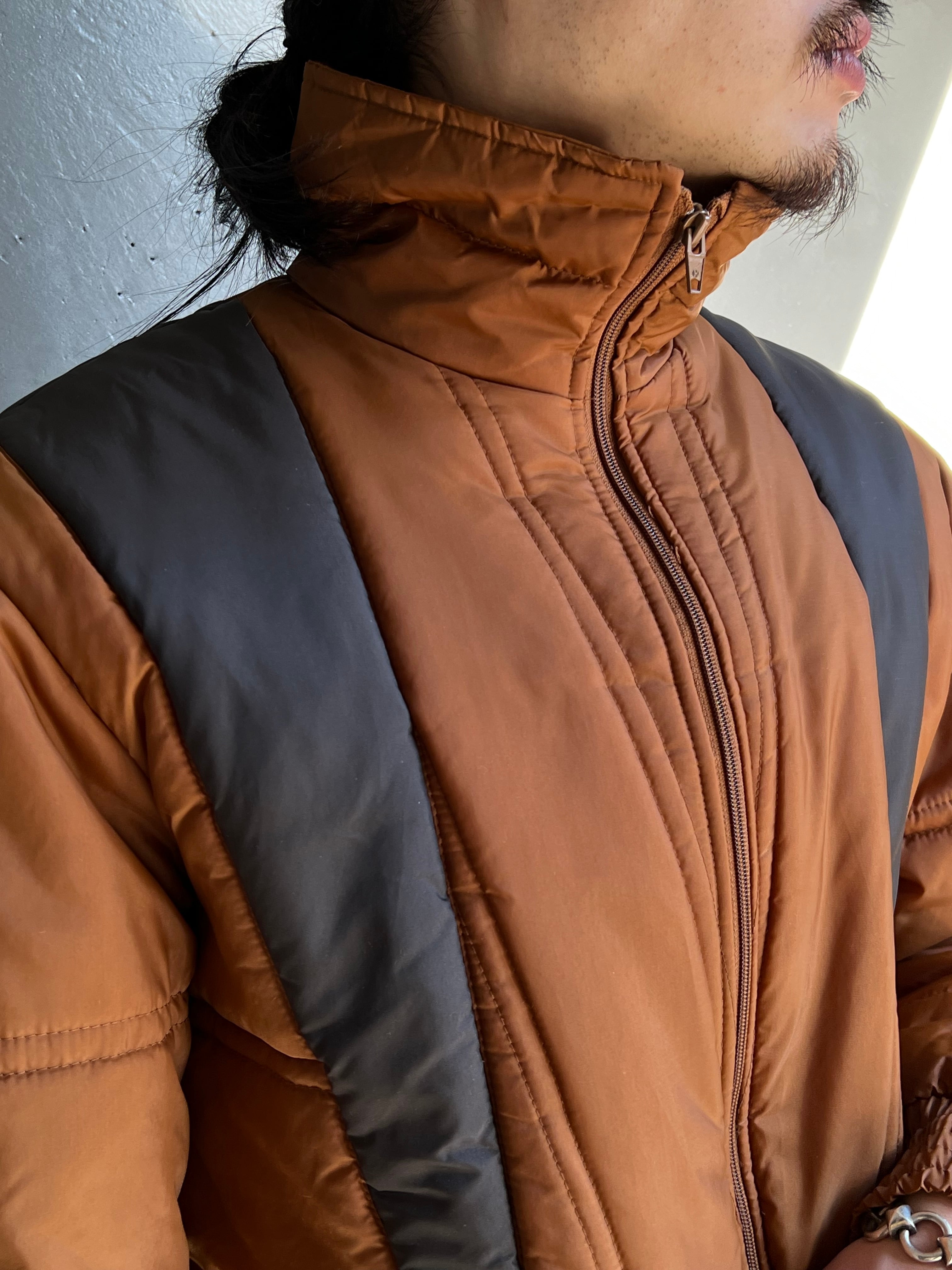 80's アクセントデザインハイネック中綿ジャケット | TUNAGI JAPAN
