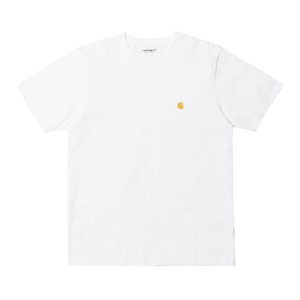 Carhartt (カーハート) S/S CHASE T-SHIRT -White / Gold