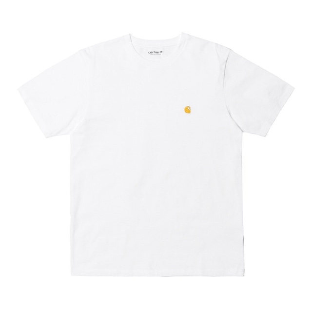 Carhartt (カーハート) S/S CHASE T-SHIRT -White / Gold M