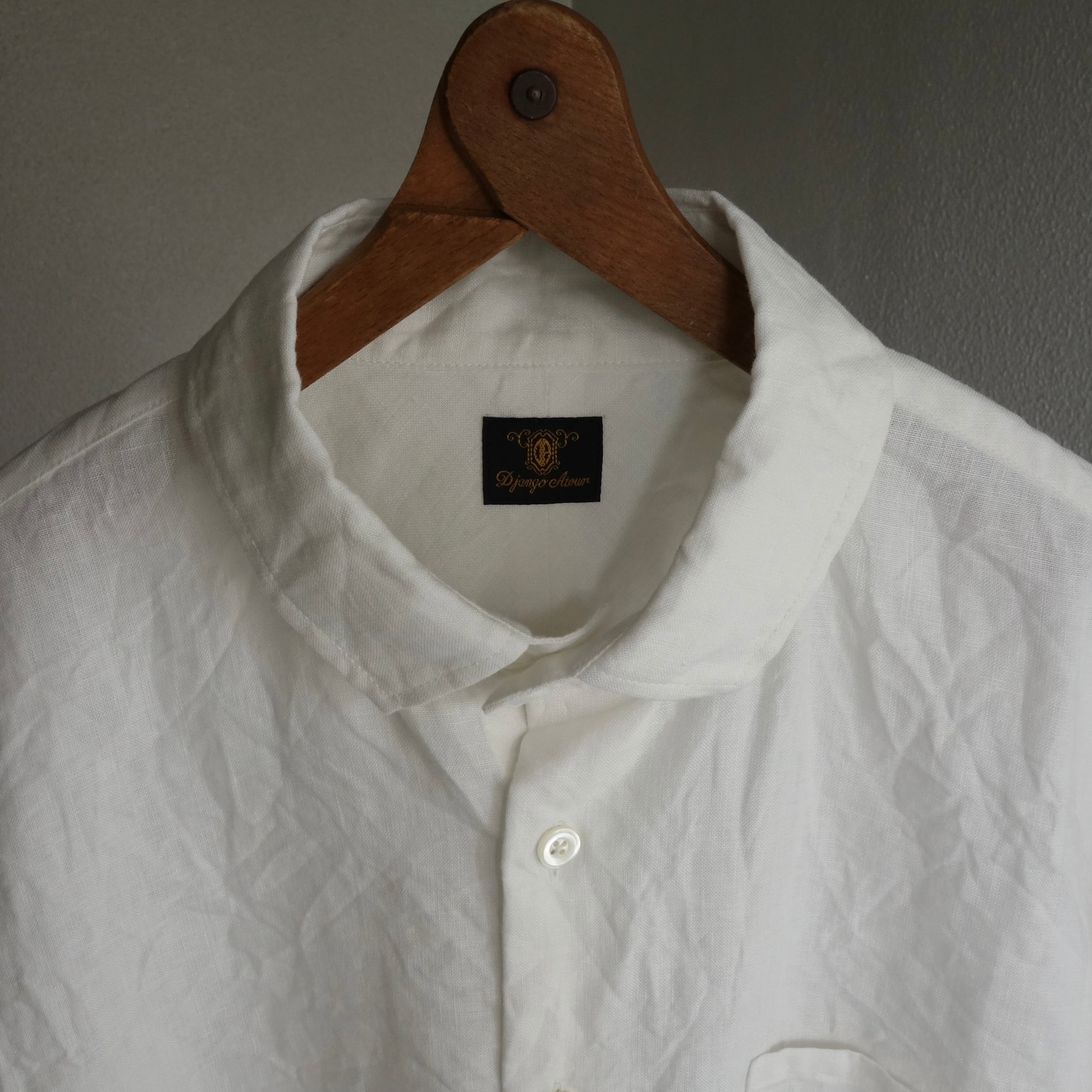supérieur basique linen shirt / offwhite