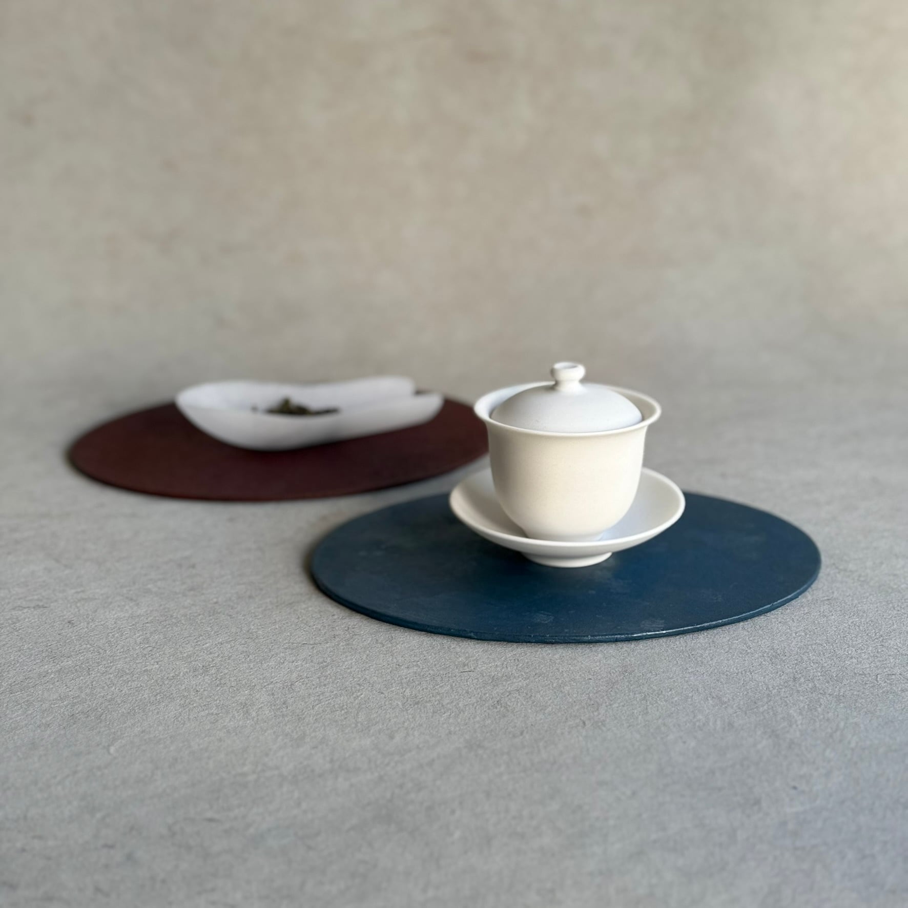 紙漉キハタノ 敷板 オーバル 小 (特) | gallery 一白