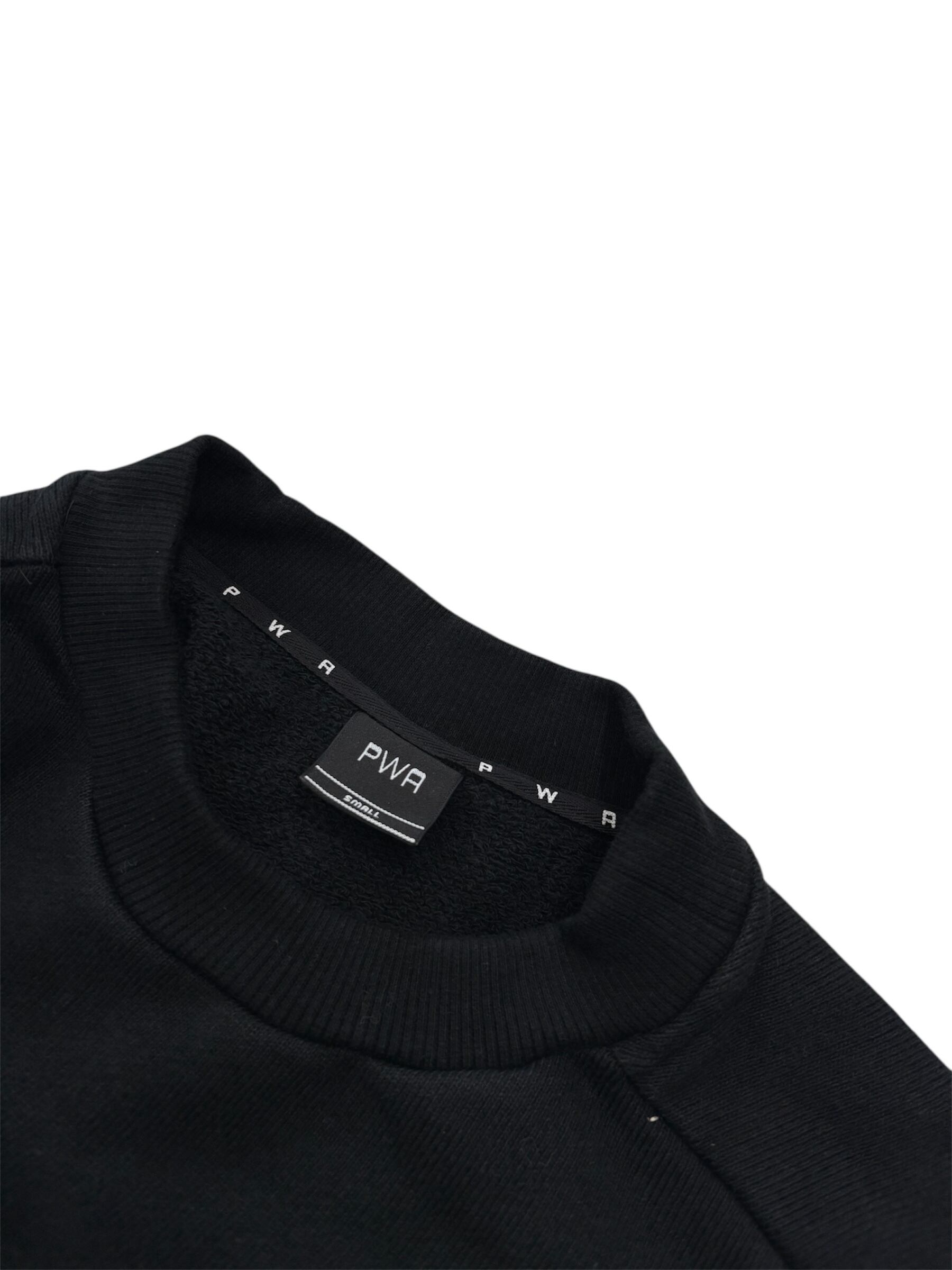 25AW PWA CURLY SWEAT CREW black 黒スウェット PWA】CURLY SWEAT CREW - BLACK | standlobby
