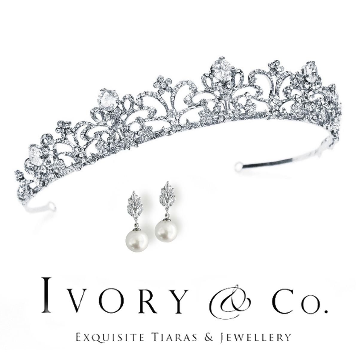 Ivory&Co エリザベスティアラ（ivory&co ティアラ Elizabeth） - ティアラ 