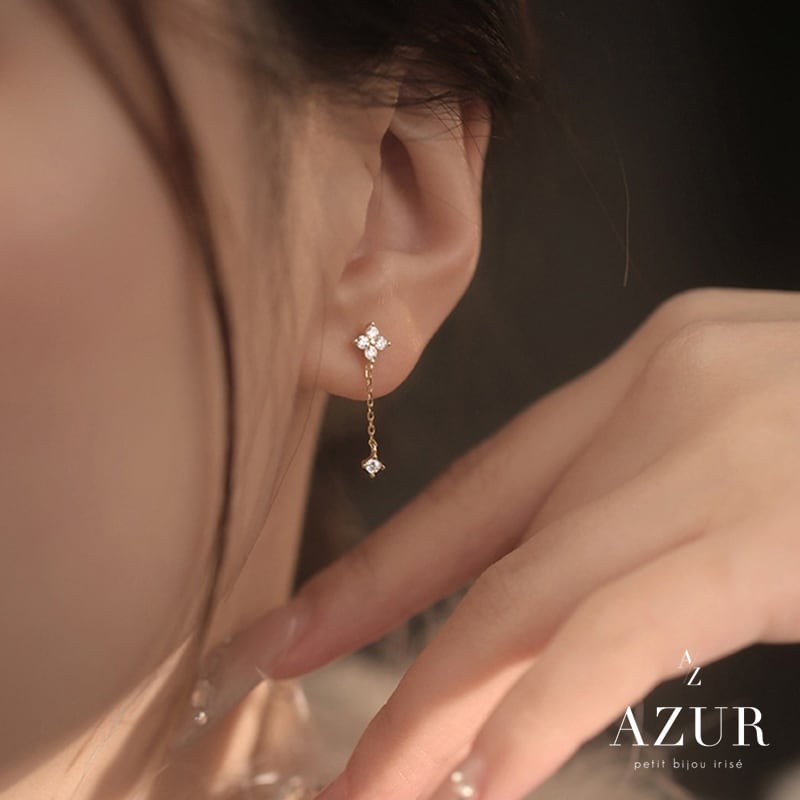 数量限定】フロレットタッセルピアス | AZUR Tokyo（アズールトーキョー）