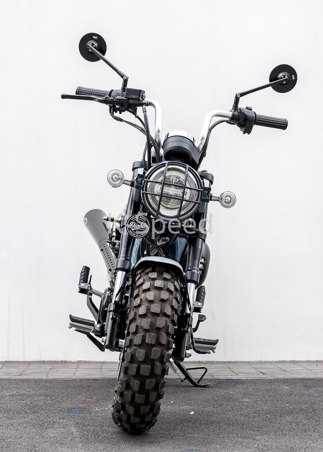 専用125枚 ホンダ ダックス 125 Diabolus DX033 バー付 ハンドルキット