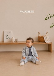 韓国子供服 / 26Autumn / 〖取寄〗valubebe / ベロ ストライプカーディガン / ベビー服 / キッズ服 *6M~S*