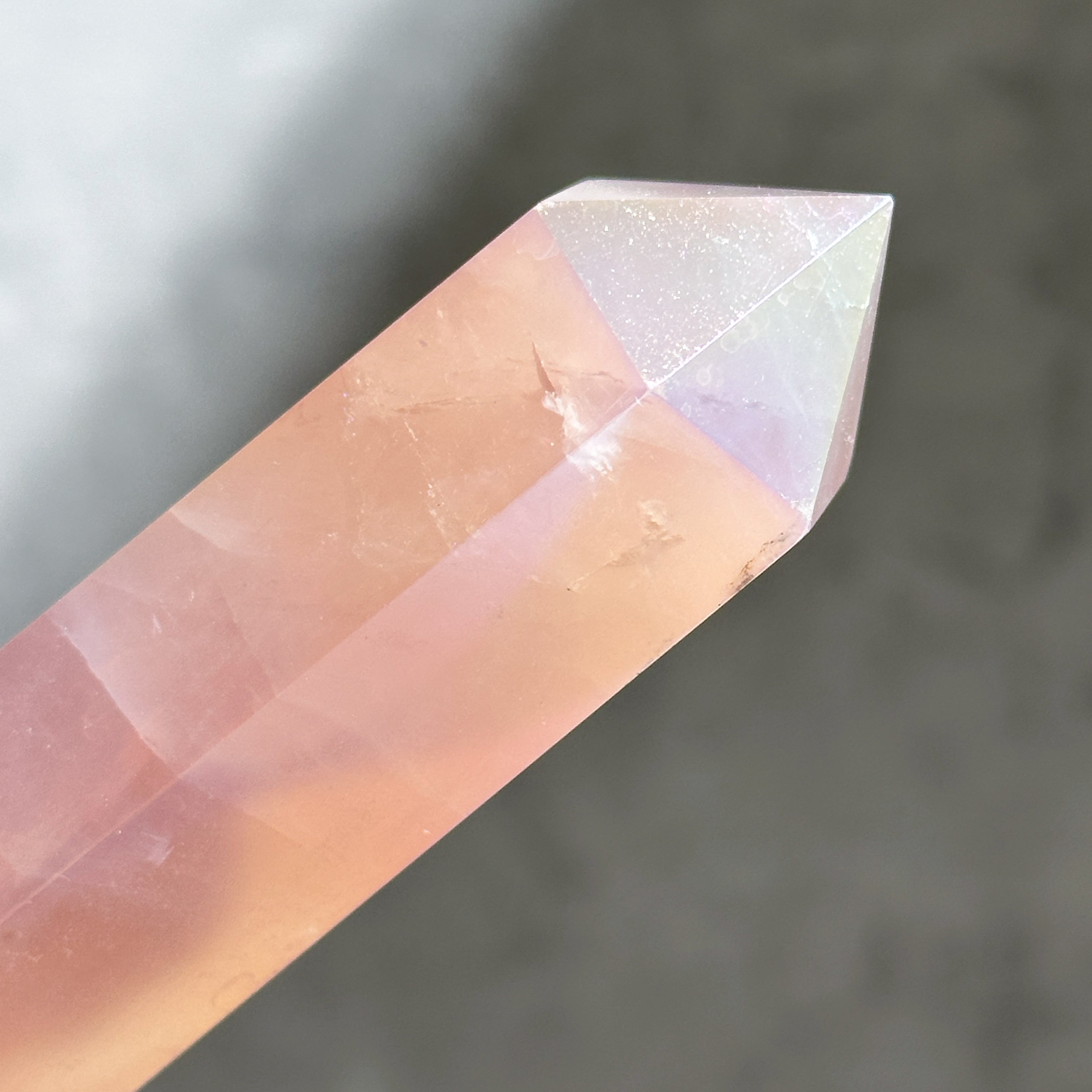 エンジェルオーラローズクォーツ タワー21✧ Angel Aura Rose Quartz