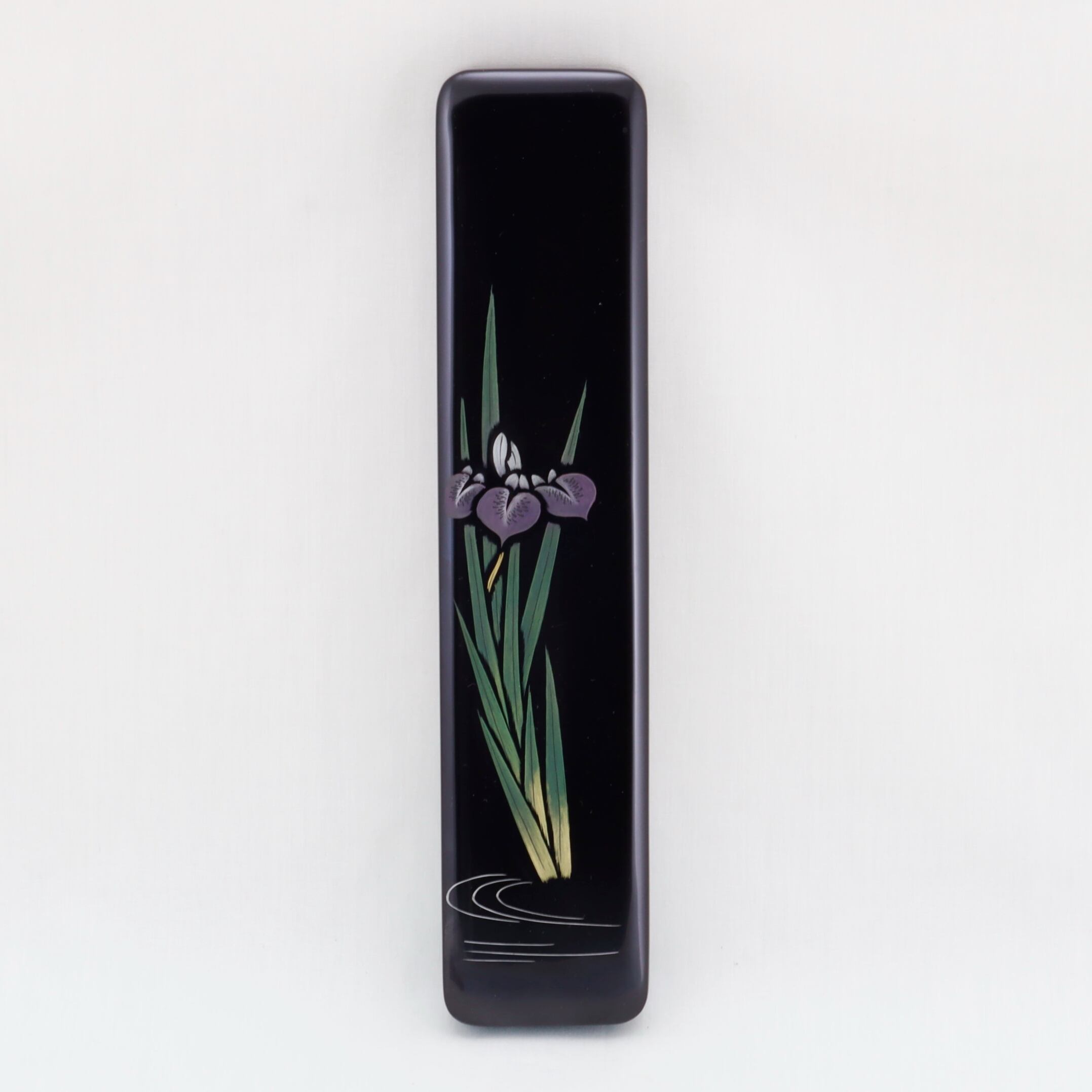 710-1 輪島塗 箸箱／黒塗／菖蒲沈金 | 輪島塗 加藤漆器店 公式