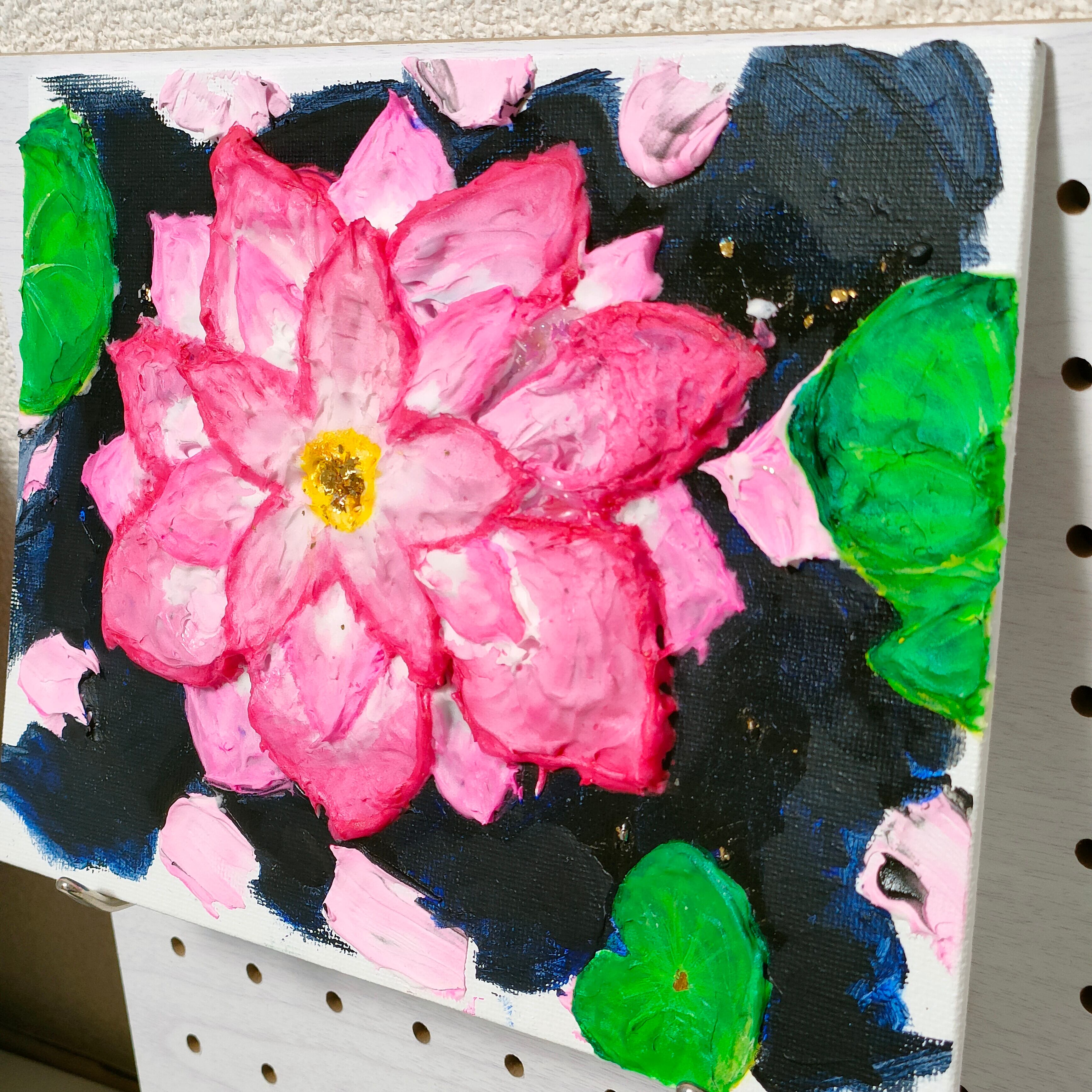 テクスチャーアート「蓮の花」 | Pay ID