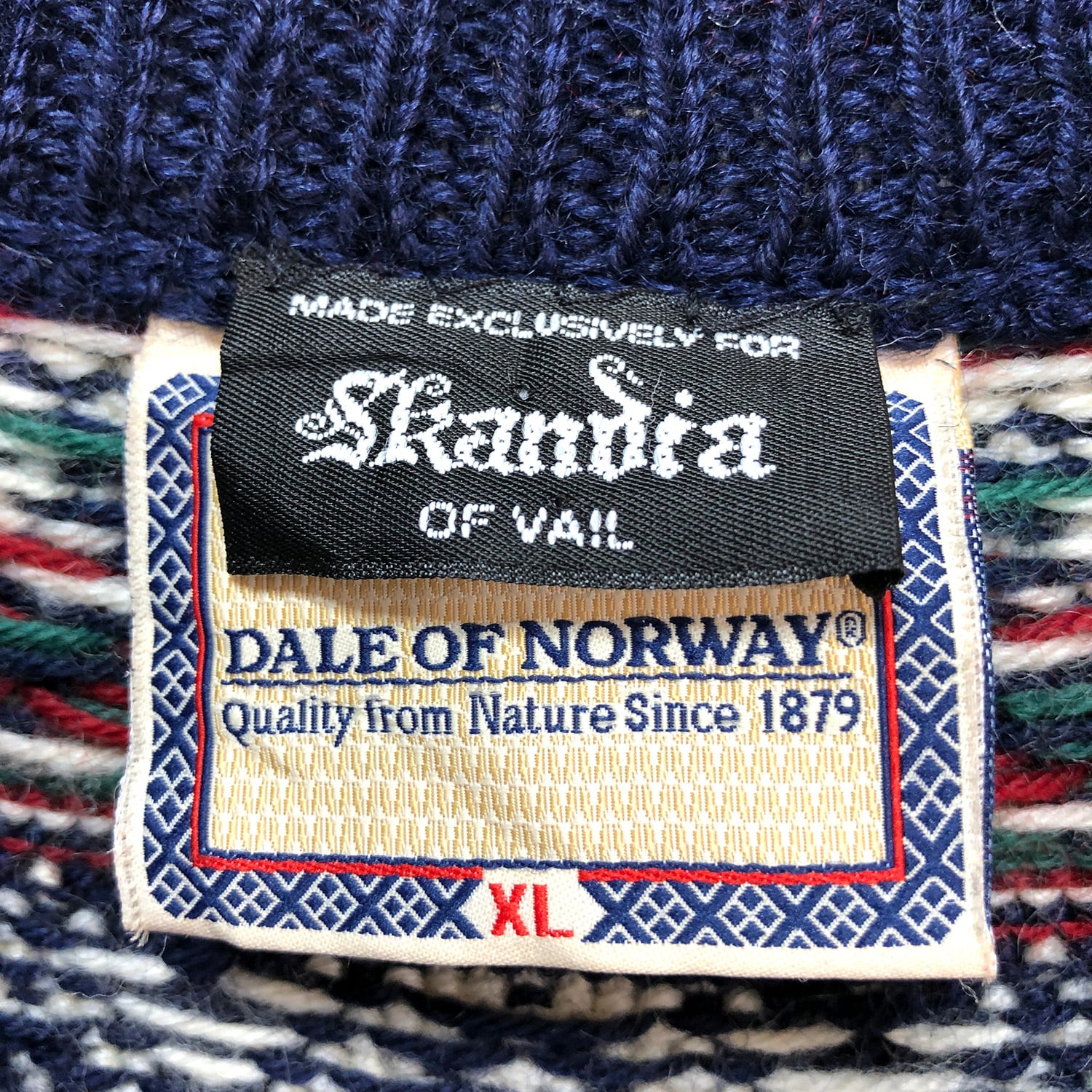 90S DALE of NORWAY Skandia of Vail ヴィンテージ ウールニット