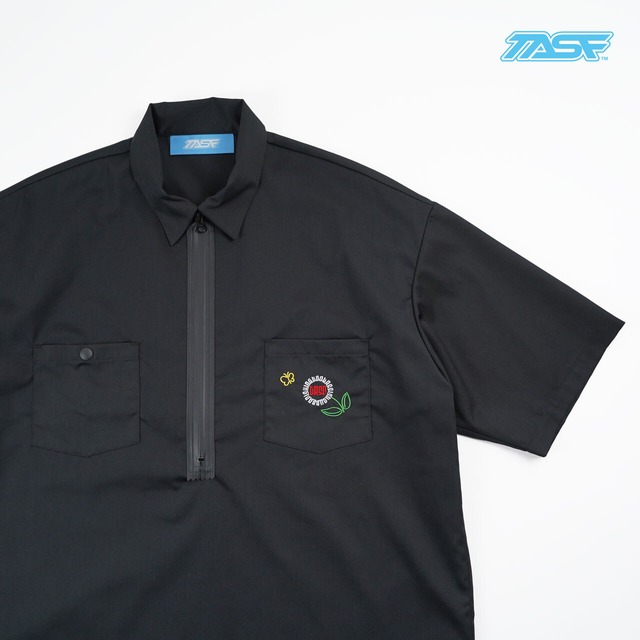 50%OFF!!　TASF  /   TASFlower Shirt  /  Black