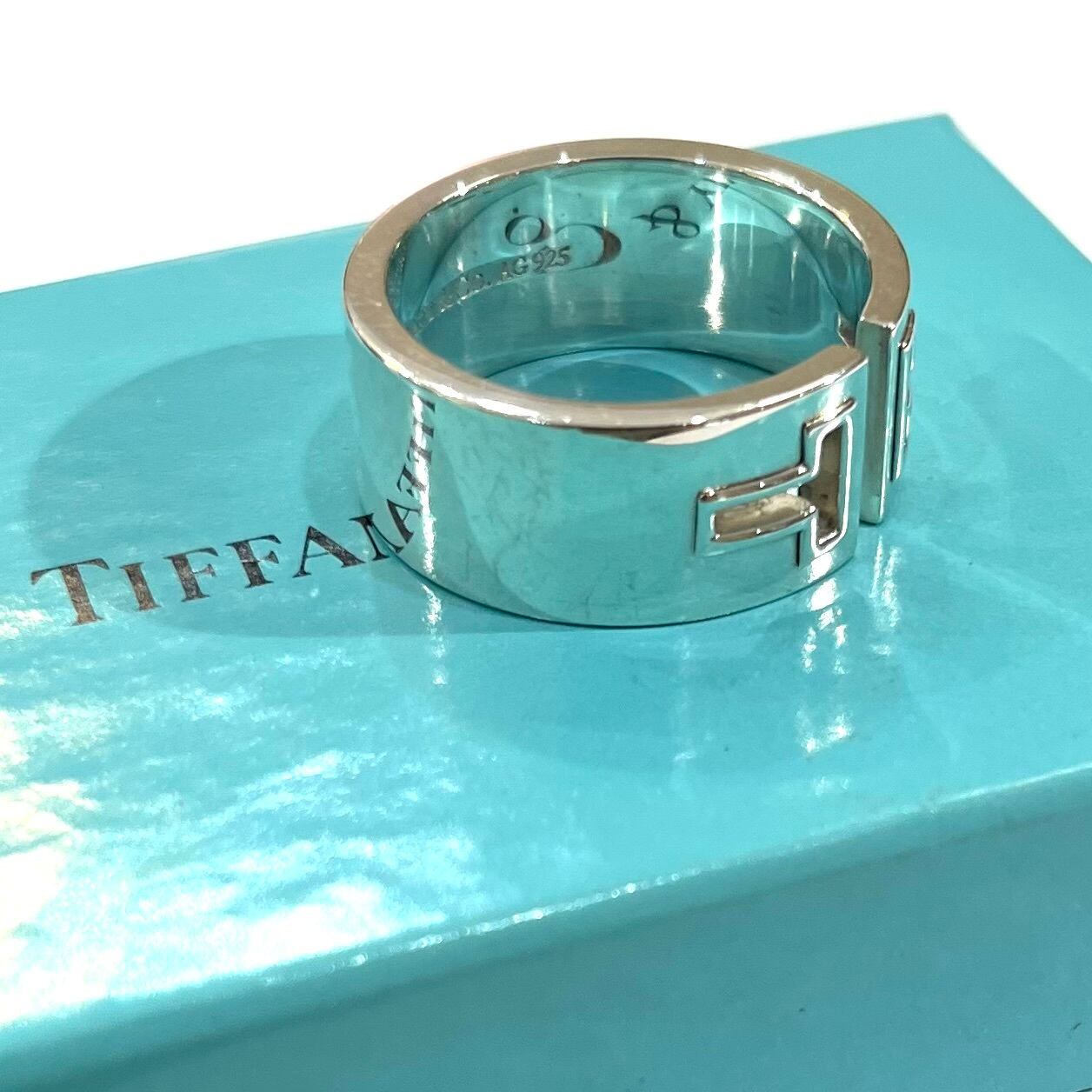 TIFFANY & Co.】【24号】2721 ティファニー Tリング シルバー メンズ