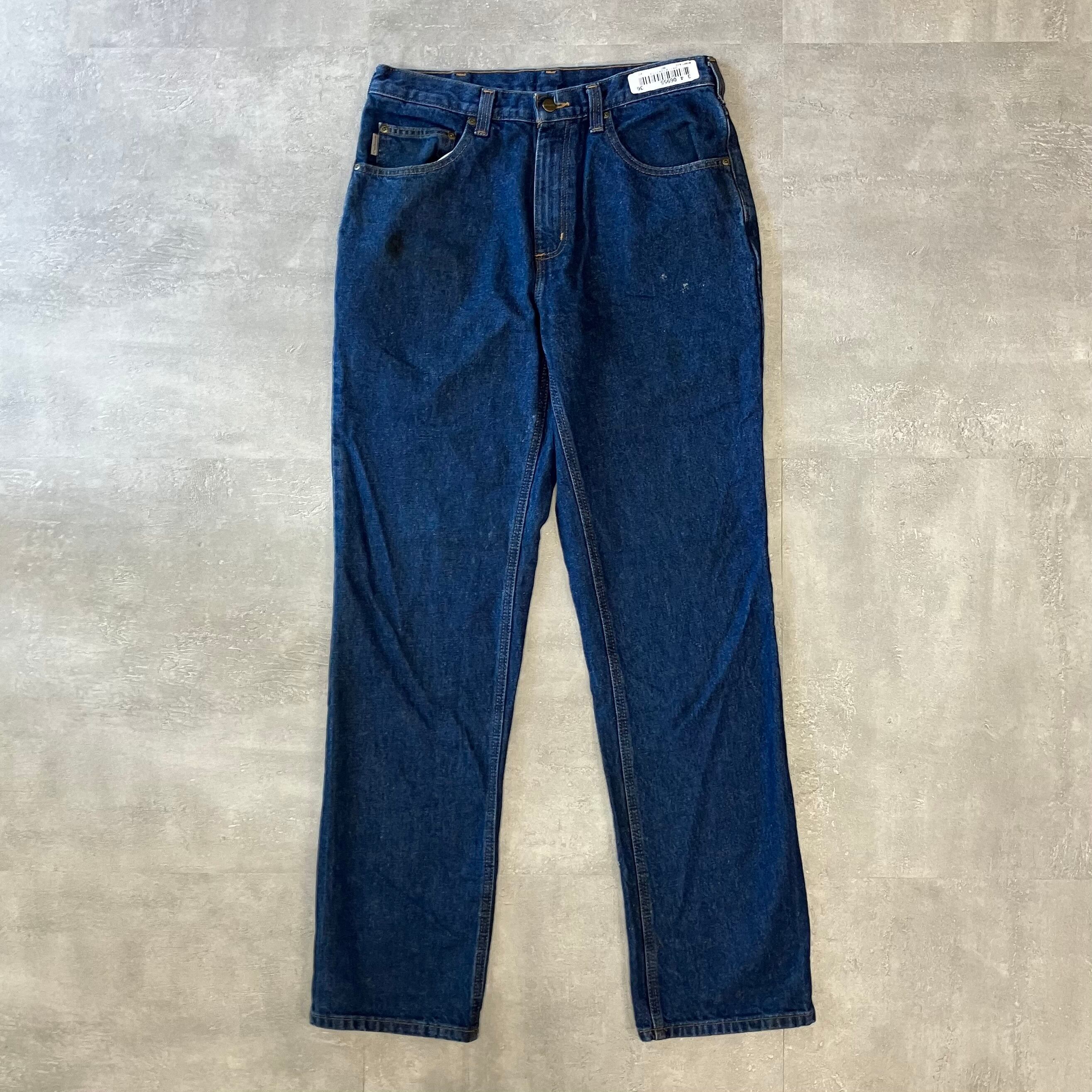 《実寸w31l34》Carhartt カーハート デニムパンツ 濃紺 No.2842