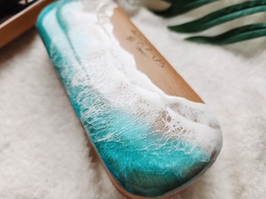 397.オーシャンレジンアート メガネケース、サングラスケース