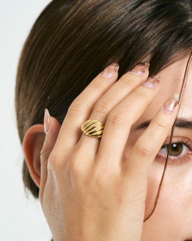 316L melon ring【GOLD】#r81