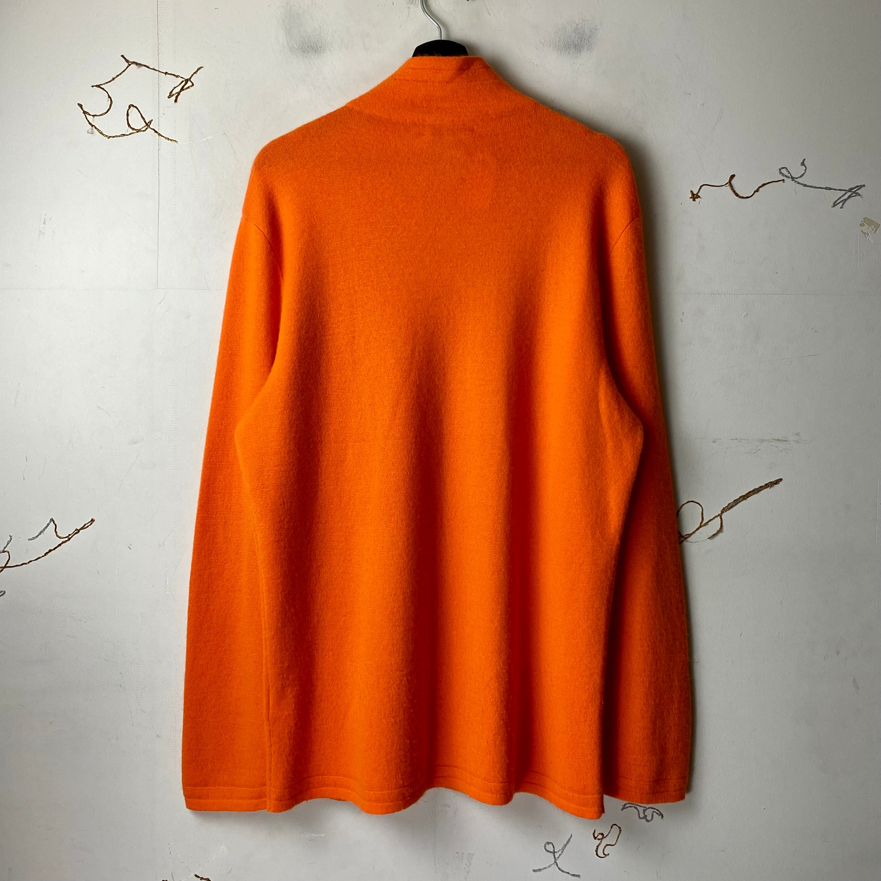 HERMES orange color half-zip sweater | NOIR ONLINE HERMES orange color half-zip sweater | NOIR ONLINE