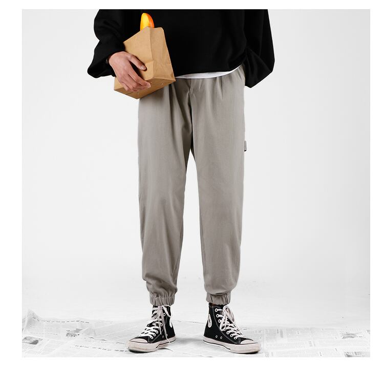 全2色 カーゴパンツ ストレート カジュアル シンプル 無地