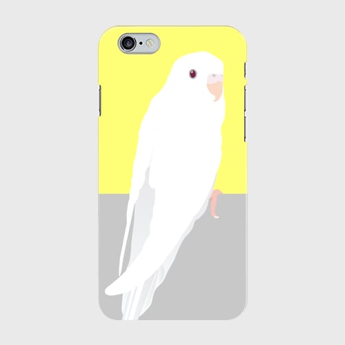 iPhoneケース セキセイインコ アルビノ【各機種対応】