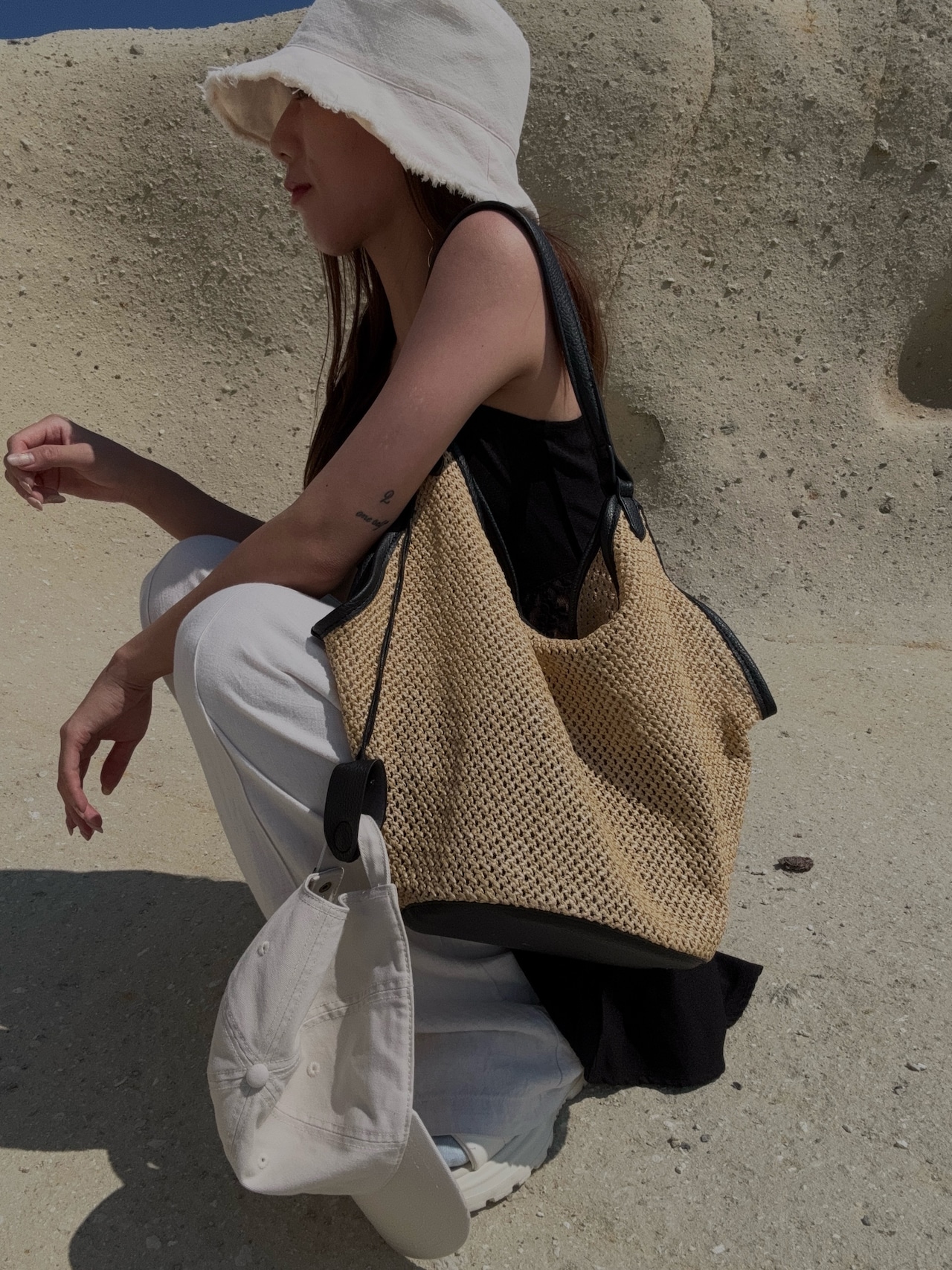 Paper rattan Tr bag