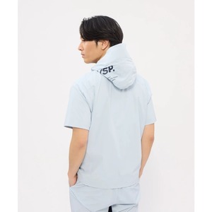 半袖フルジップクロスフーディ[メンズ]ST6SJK22M デサント 吸汗 接触冷感 ストレッチ素材
