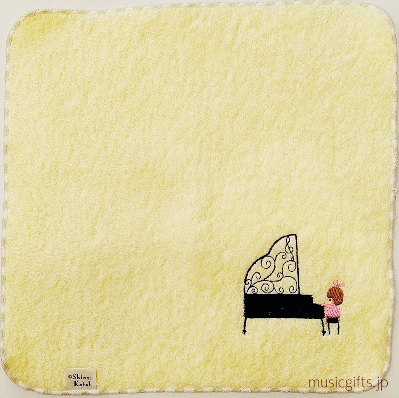 タオルハンカチ ポワポワチック コンクール/ピアノ シンジカトウ