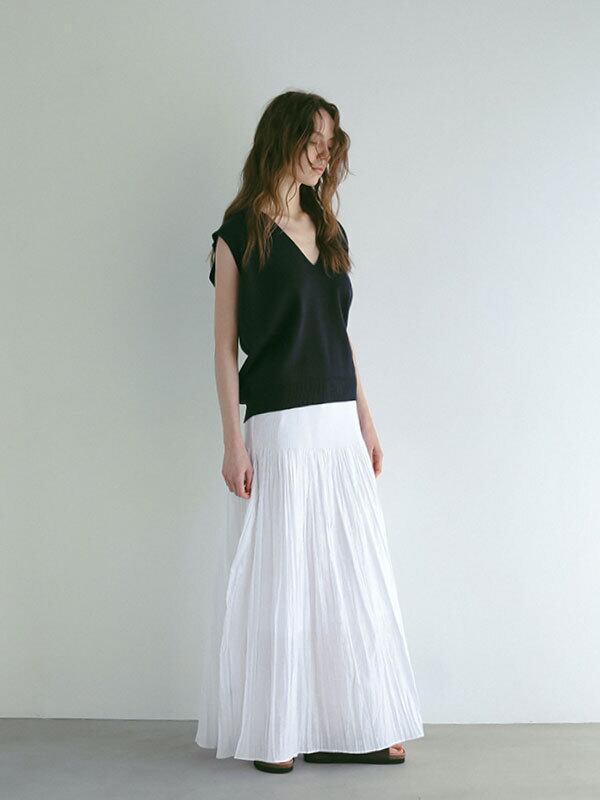 ETRE TOKYO ウエストジャガードロングスカート | FLICKA ASHIYA