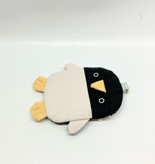 パスケース　ペンギン｜とりさん工房ーかわいいハンドメイドポーチ