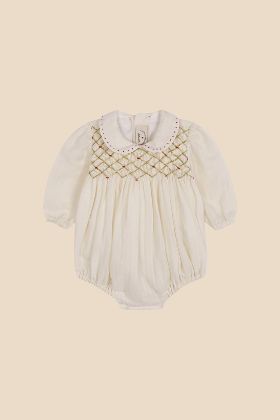 【birinit】Charlotte smocked romper newborn