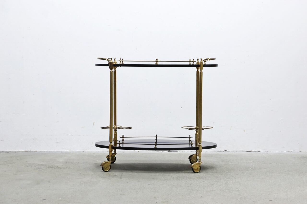 ヴィンテージ クラシカル トローリー キッチン ワゴン シェルフ