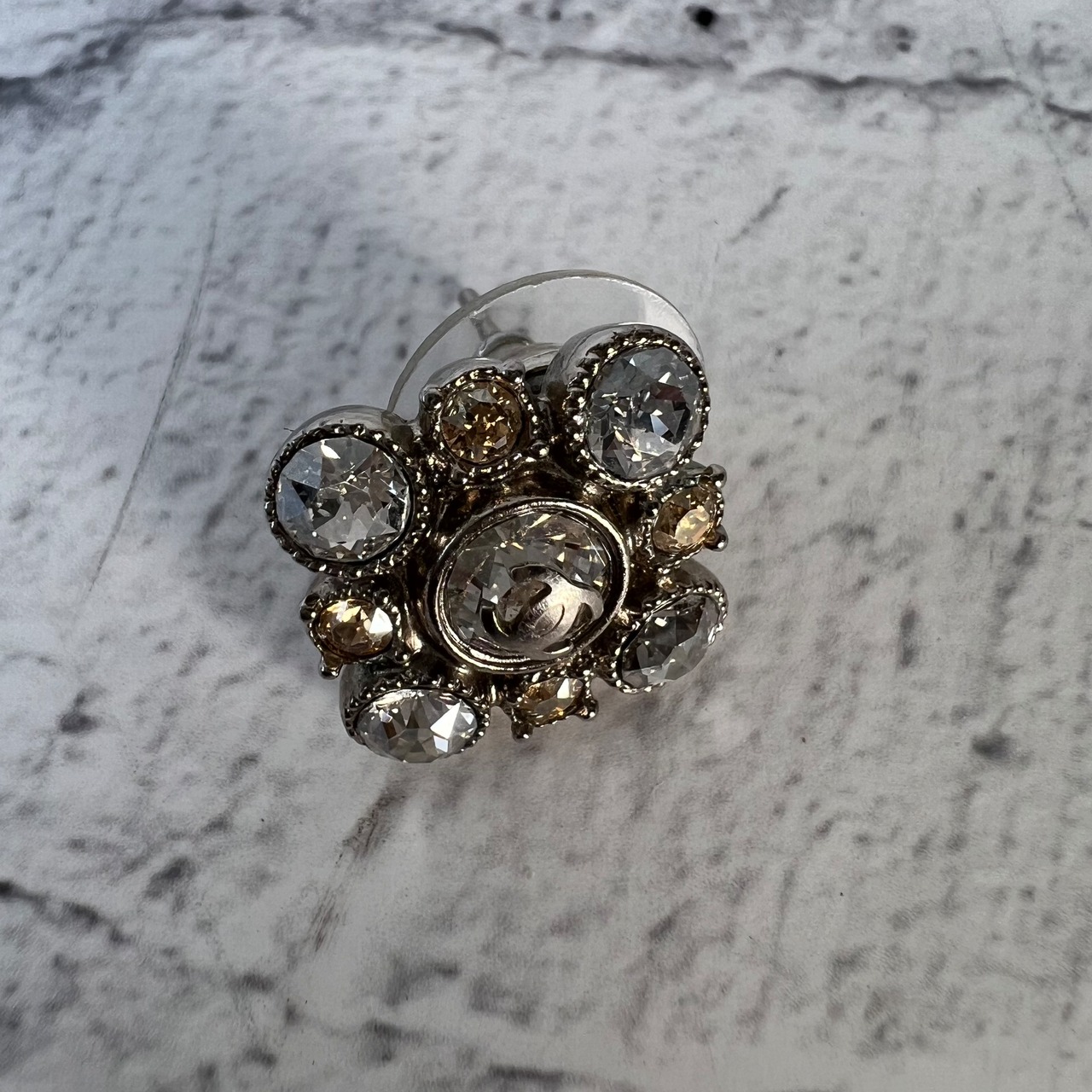 【最終処分SALE】CHANEL シャネル ココマーク片方 ピアスシルバー K-6156