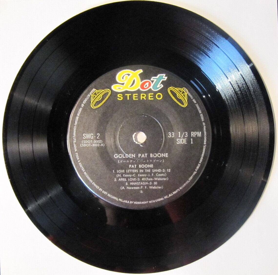 60S【EP】ゴールデン・パット・ブーン | 音盤窟レコード