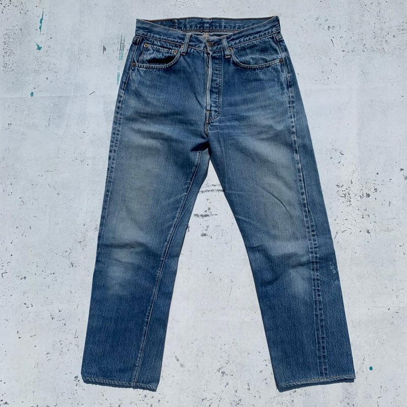 60's 70's LEVI'S リーバイス 501 Big E デニム オリジナル 刻印6 足長