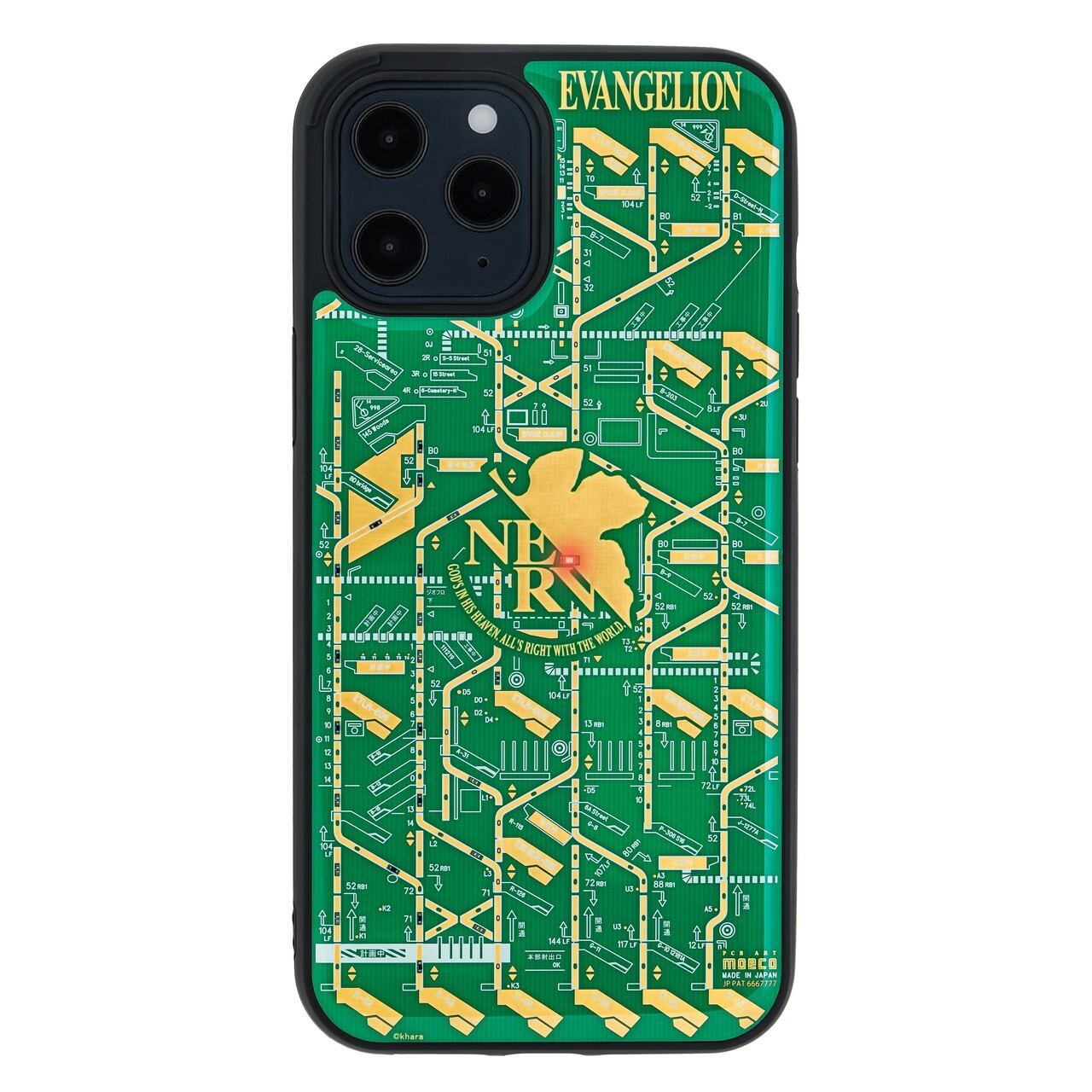 FLASH NERV 基板アート iPhone 12 Pro Max ケース | PCB ART moeco