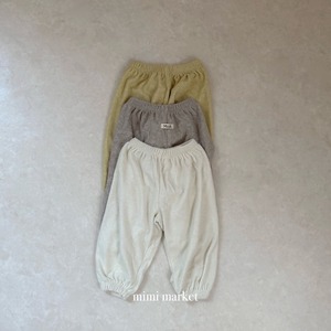 【予約】mimi market  Terry jogger pants