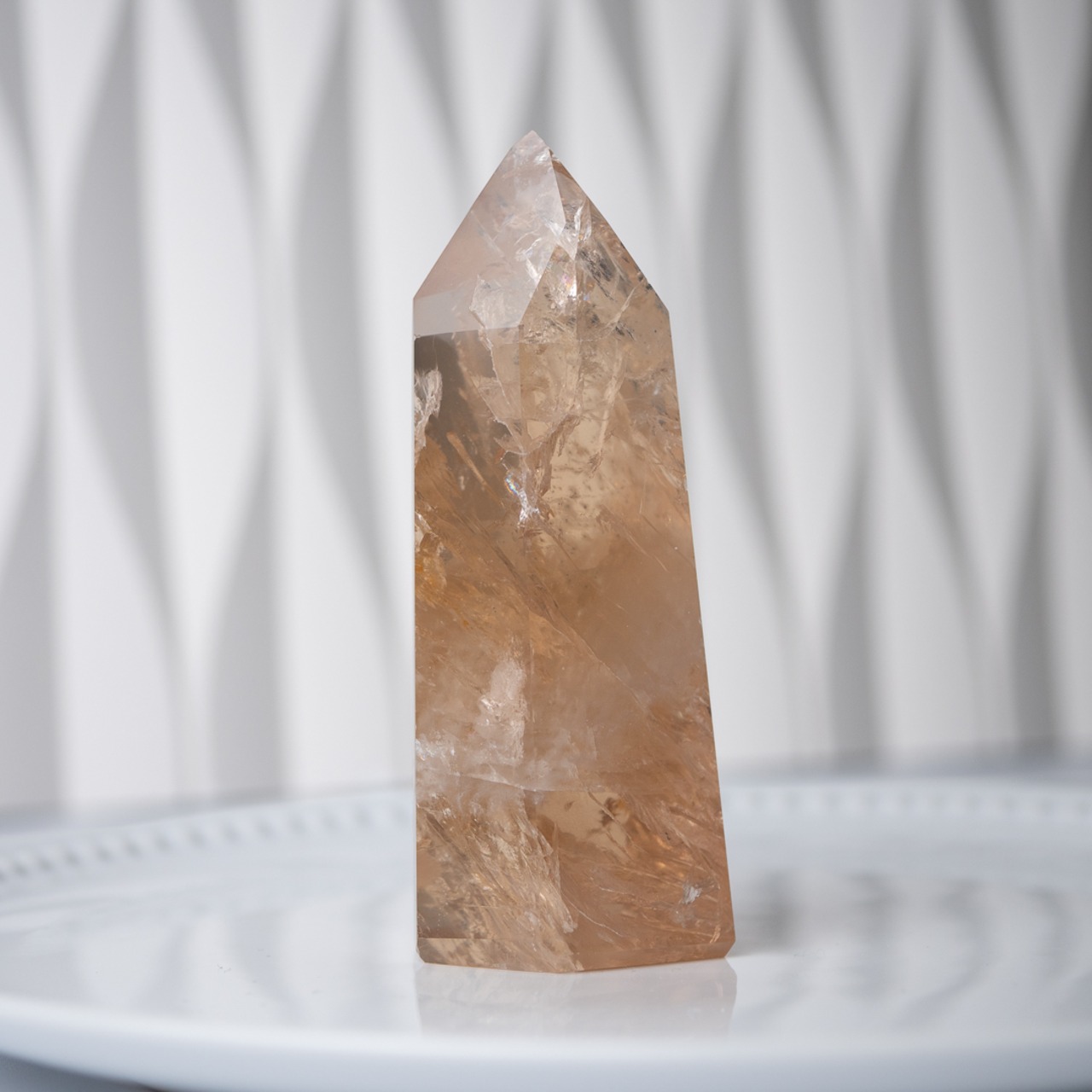 ローズクォーツ ゴールデンヒーラー / タワー ポイント【3】