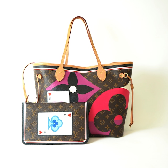 LOUIS VUITTON ルイヴィトン ゲームオン ネヴァーフル MM トートバッグ ポーチ付き M57452 LOUIS VUITTON ルイヴィトン ゲームオン ネヴァーフル MM トートバッグ ポーチ付き M57452