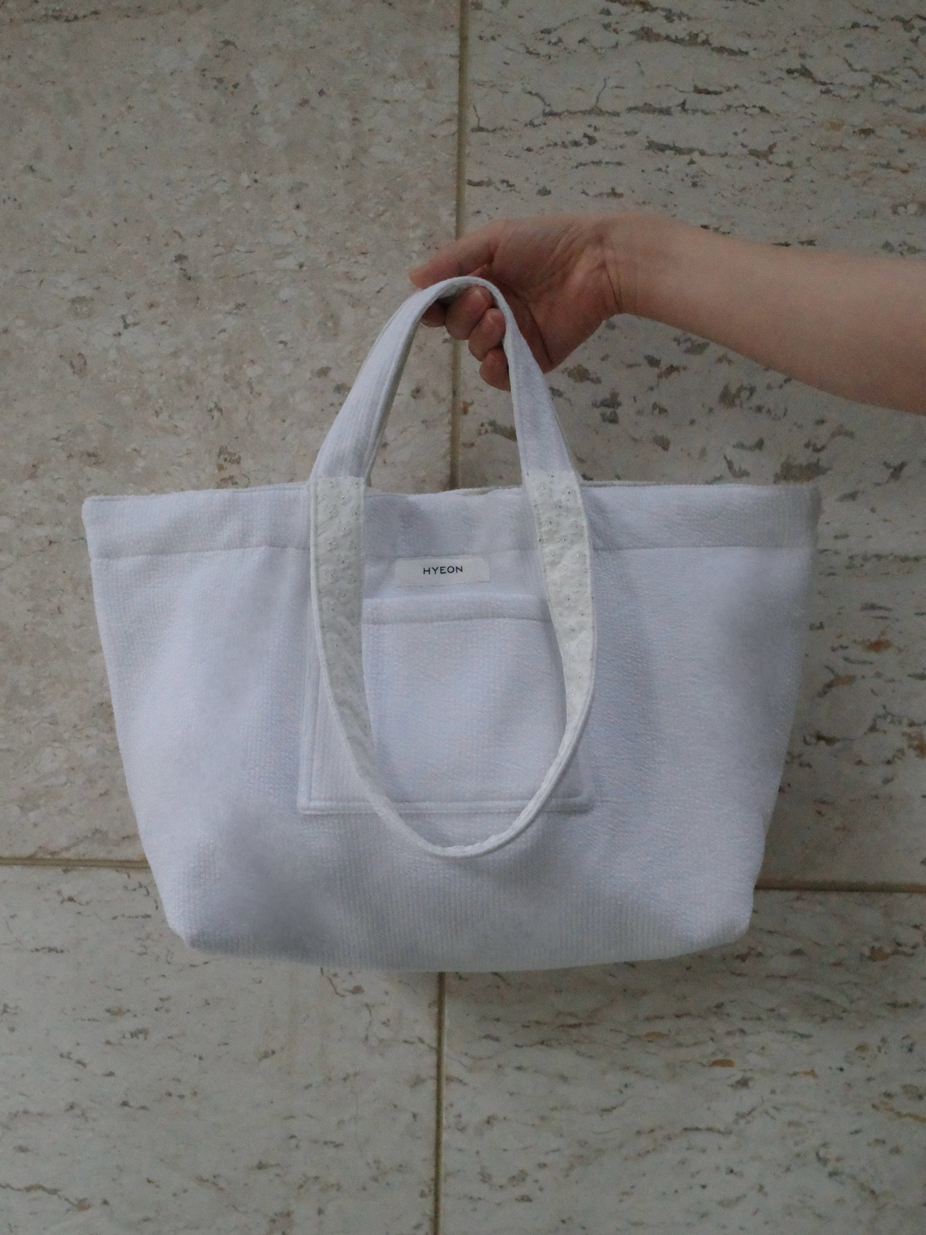 flower jacquard bag 