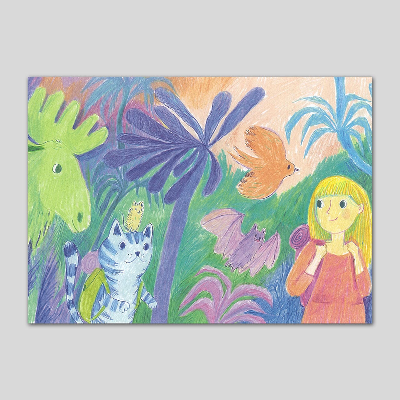 エンミ・ヨルマライネン】デザイン 直筆サイン入りポストカード