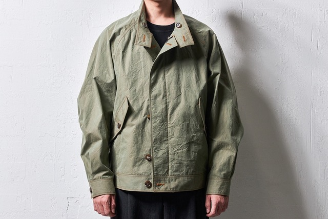 山内 / 超高密度シールドコットンクロス・セミダブルジップジャケット