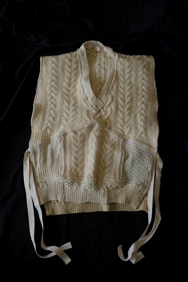 physis original remake knit vest