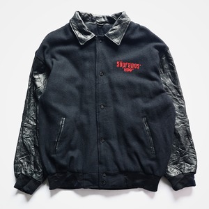 THE SOPRANOS LETHER STADIUM JACKET