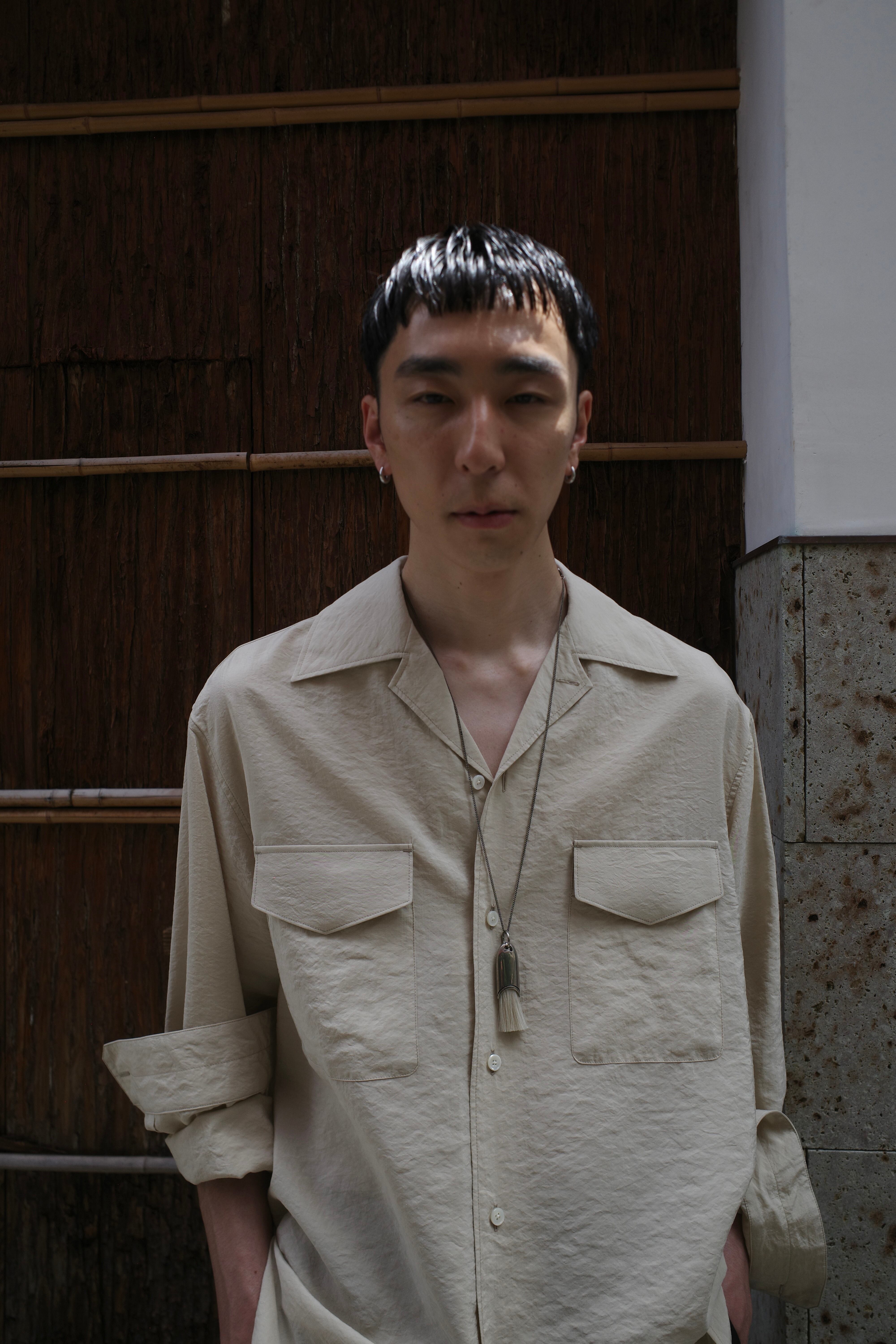 totto 様 LEMAIRE 19SS コンバーチブル カラーシャツ 46 L totto 様 LEMAIRE 19SS コンバーチブル カラーシャツ 46 L