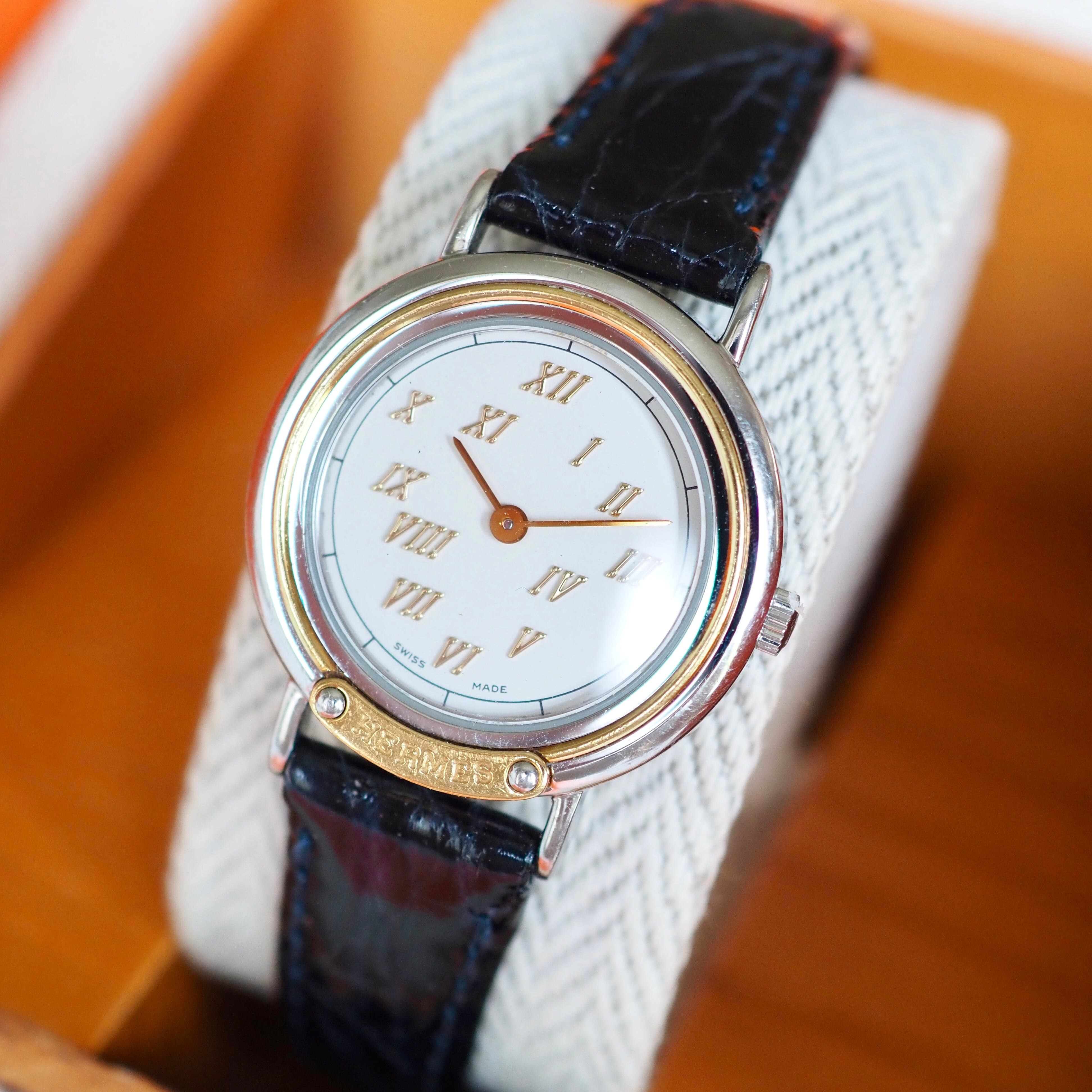 HERMES エルメス メテオール レディース クォーツ ヴィンテージ時計