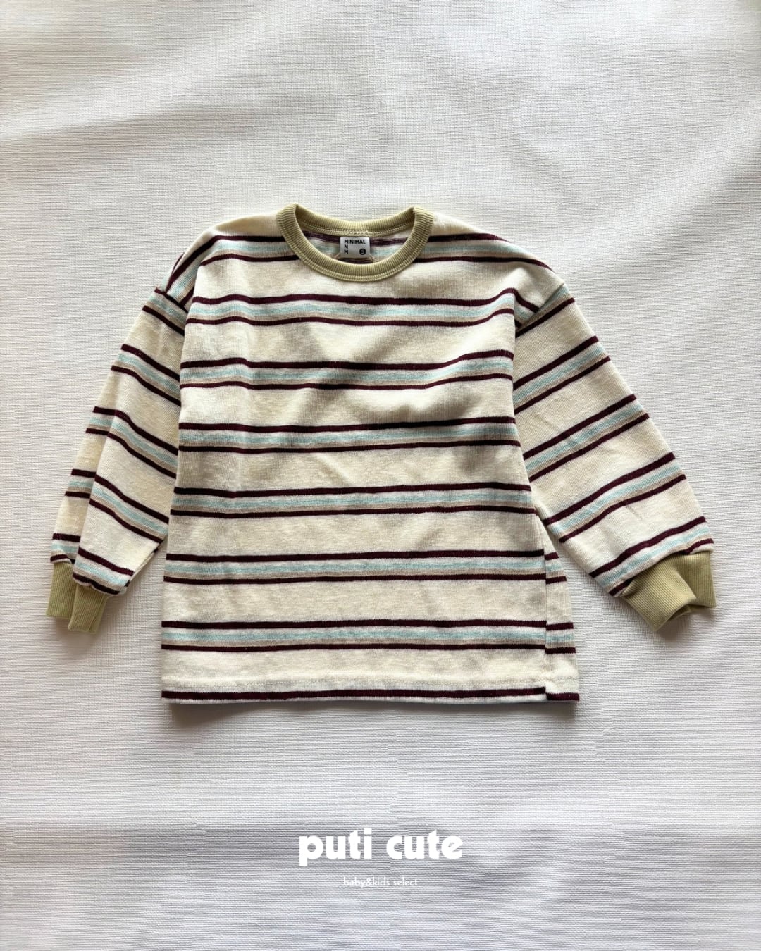 90 ꒰ 即納 ꒱ Eve color block stripe T / MINIMAL ⸝⋆