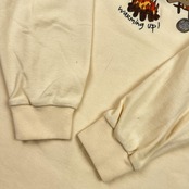 Jean Charles de Castelbajac Sport カステルバジャック 刺繍 鹿の子 長袖 ポロシャツ 1/アイボリー メンズ ゴルフ