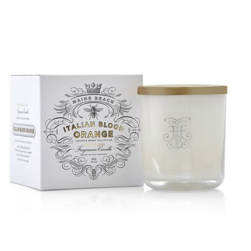 【ハンドメイドソイワックスキャンドル★マインビーチシリーズ】MAINE BEACH LIGURIAN HONEY Fragrance Candle マインビーチ リグリアンハニー フレグランスキャンドル