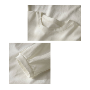 【定番の一枚】着やせ きれいめ クルーネック七分袖カットソー 3color W01442