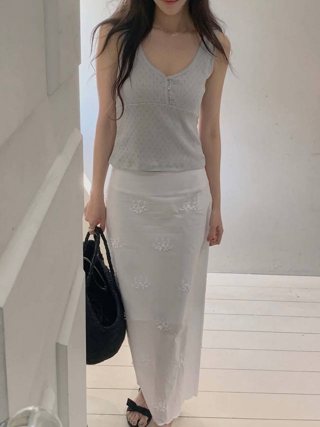 (予約) miel / Flow sleeveless 4color