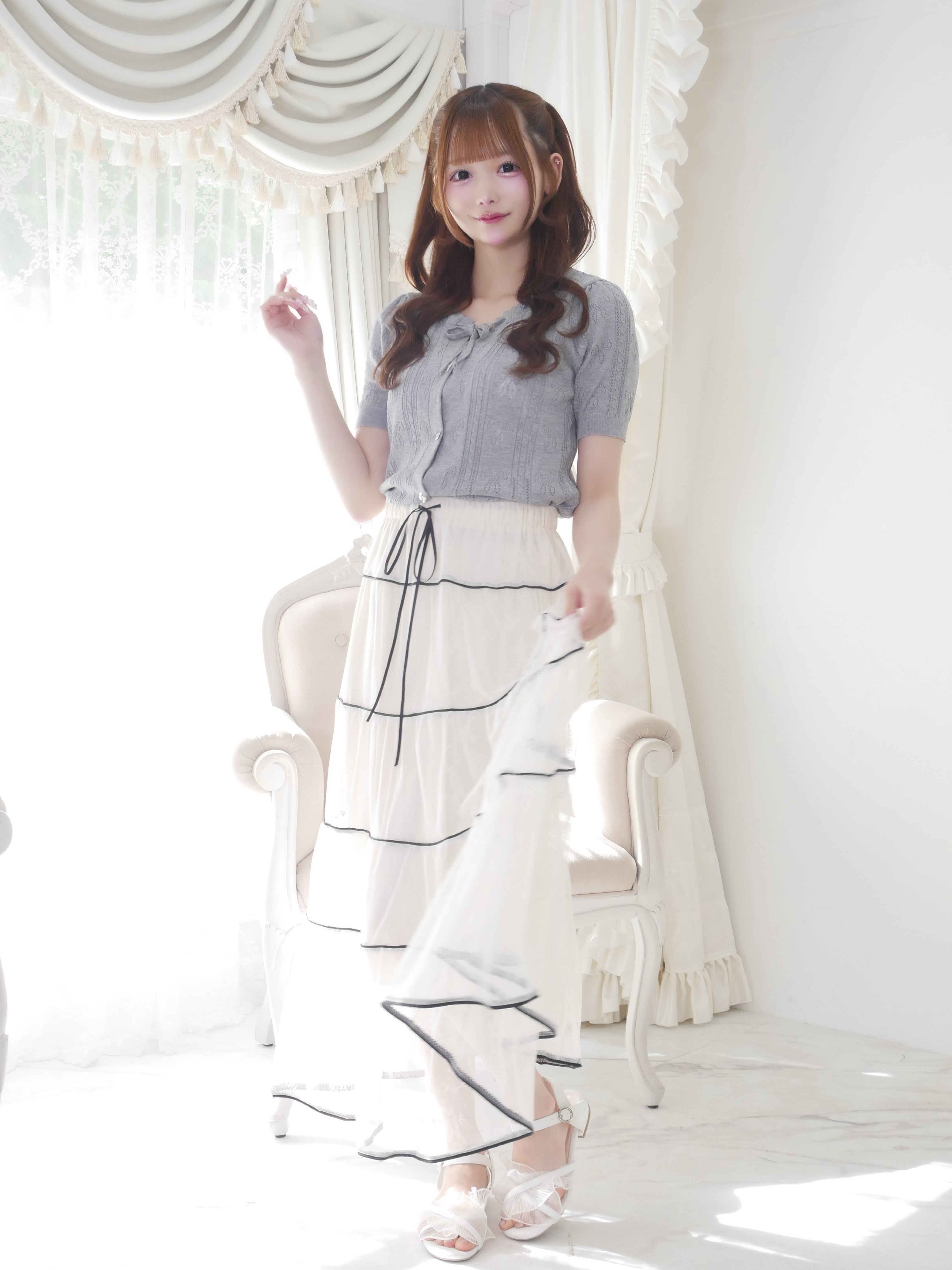 piping tiered skirt